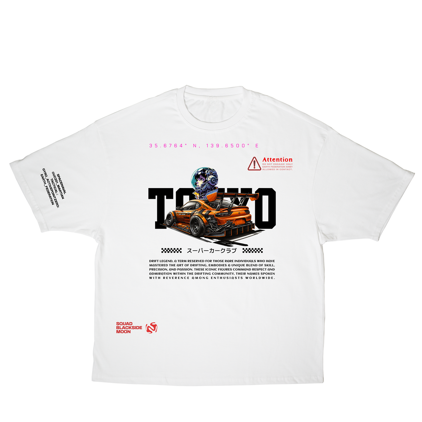 TOKYO SPACE RIDE OVERSIZED T-SHIRT