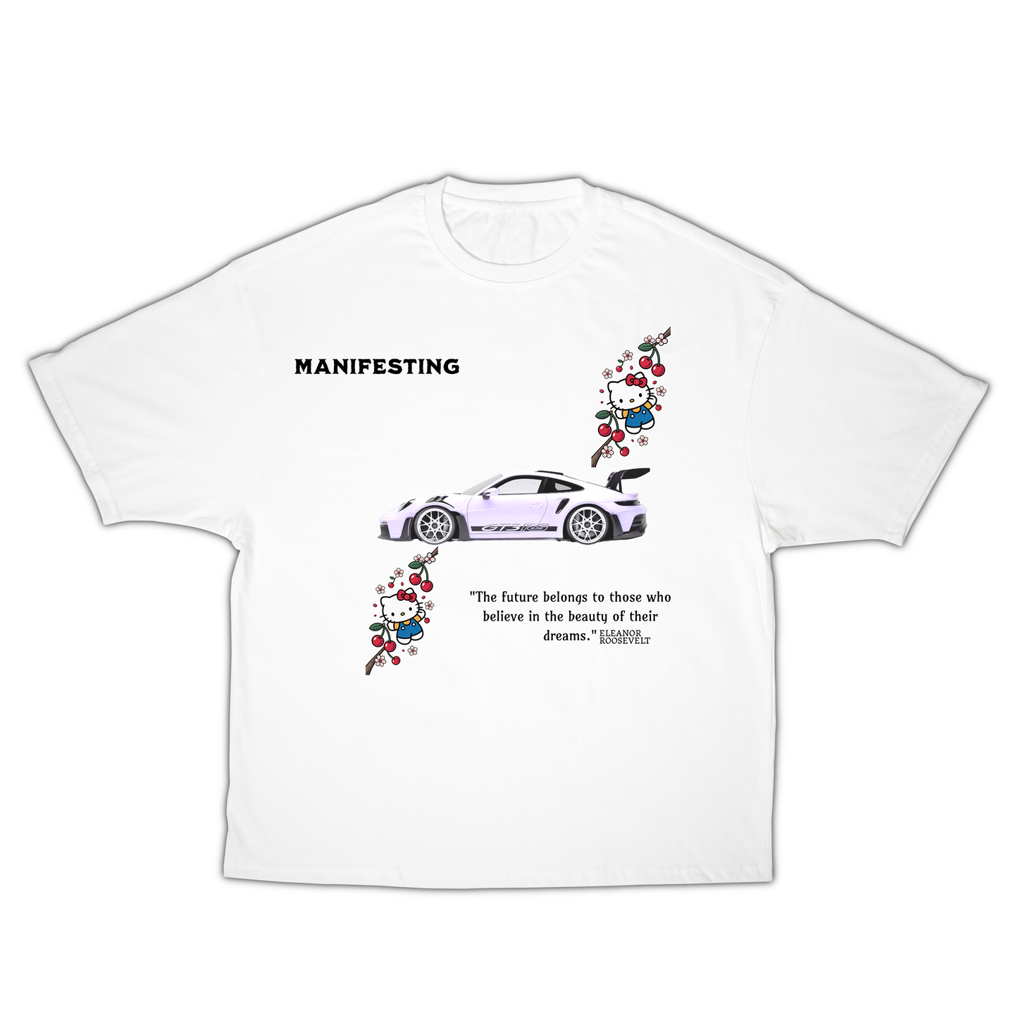 PORSCHE X HELLO KITTY OVERSIZED T-SHIRT