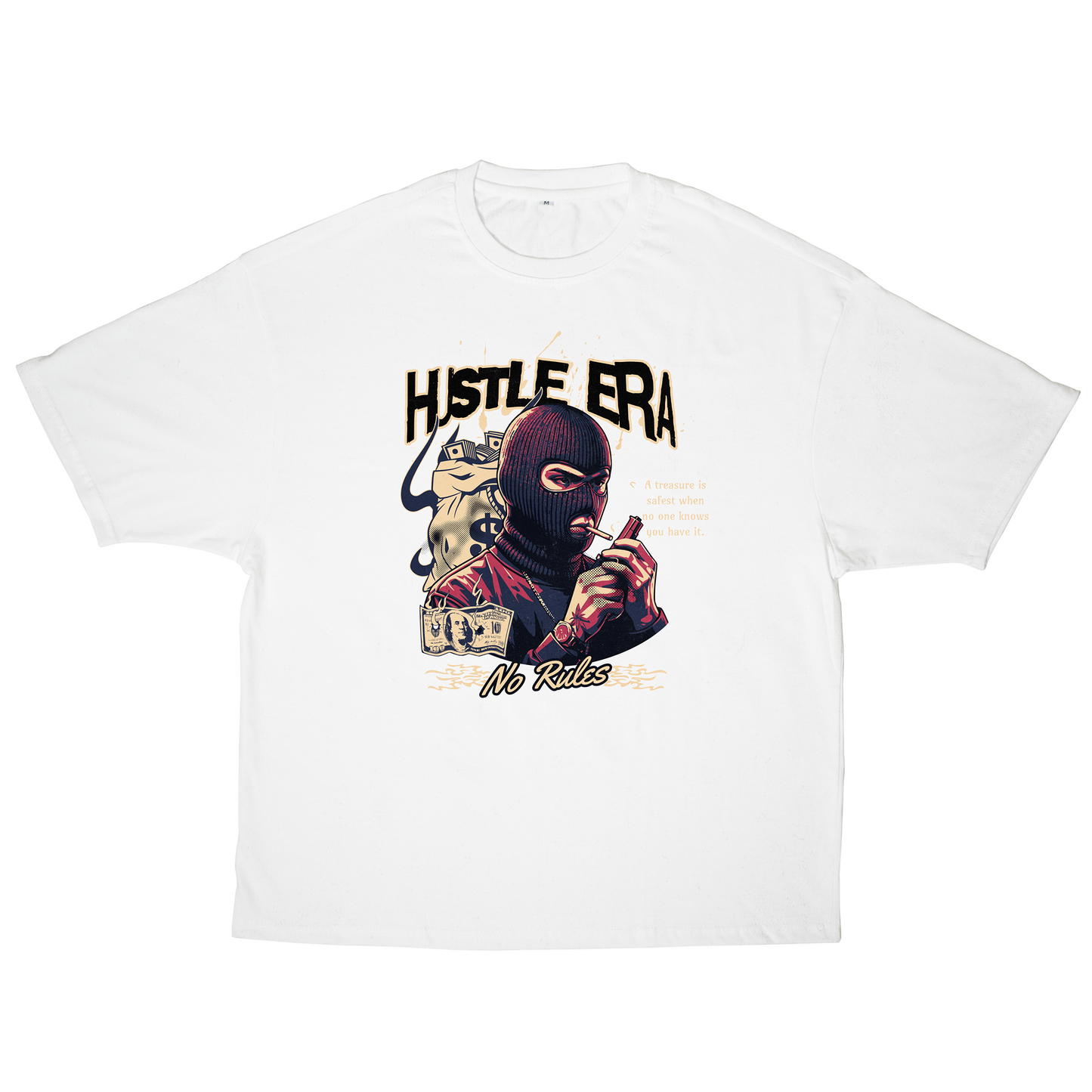HUSTLE ERA OVERSIZED T-SHIRT