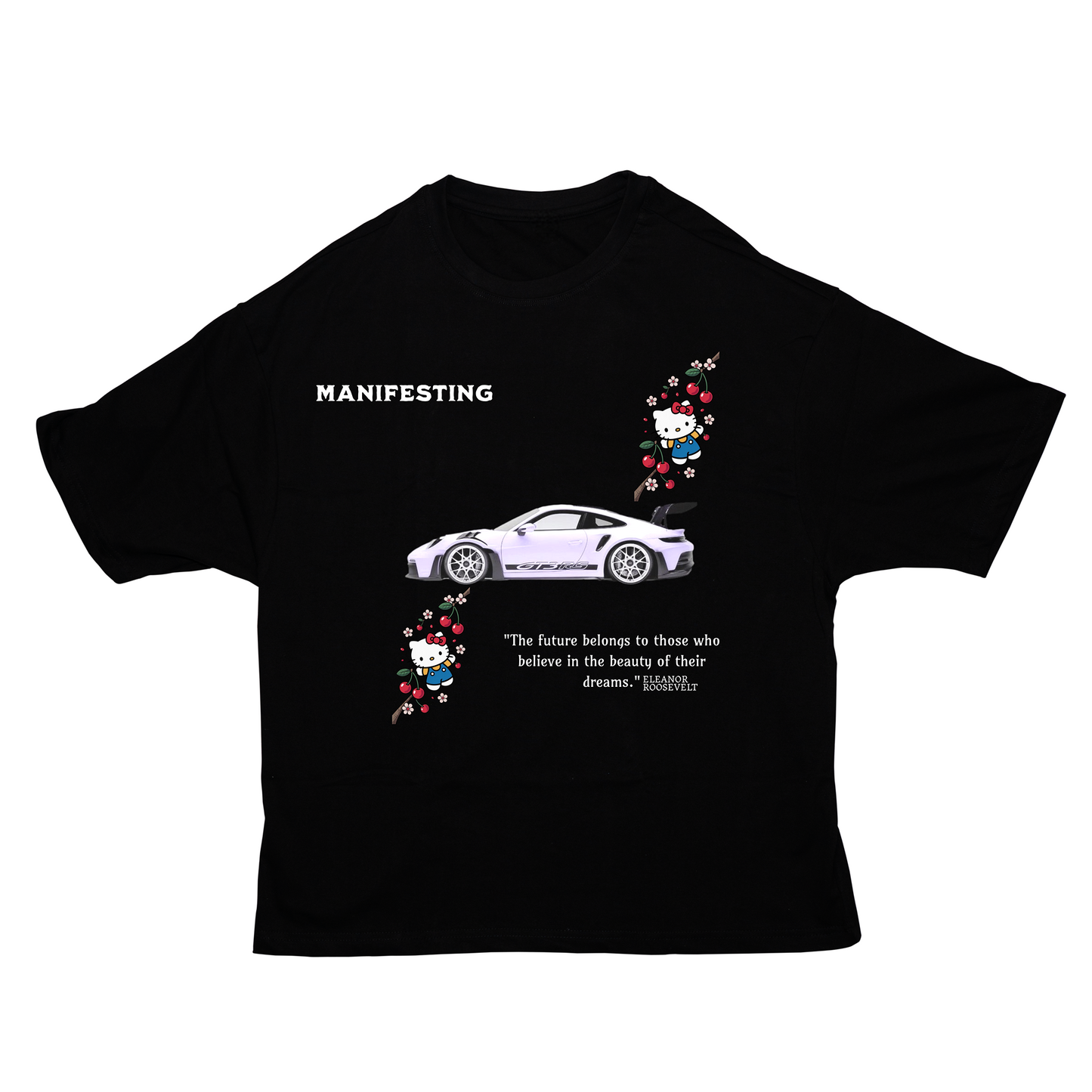PORSCHE X HELLO KITTY OVERSIZED T-SHIRT