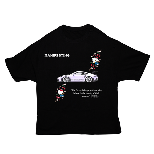 PORSCHE X HELLO KITTY OVERSIZED T-SHIRT